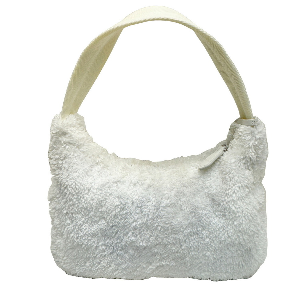 Prada Edition Bag Logo White Black Hobo One Shoulder